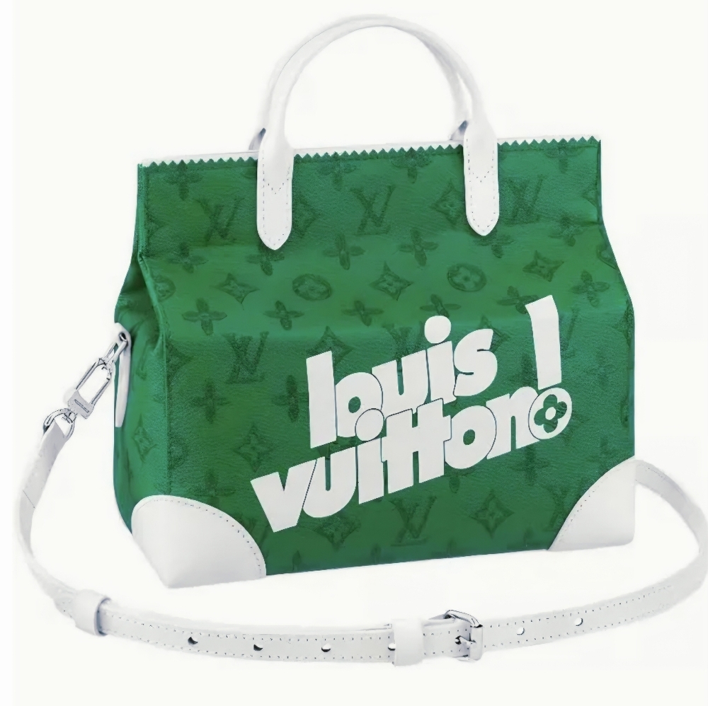 Louis Vuitton X Virgil Abloh's Everyday Litter Satchel Bag (Microchipped)